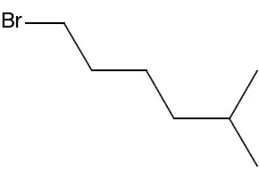 1-BROMO-5-METHYLHEXANE structure, CAS 35354-37-1