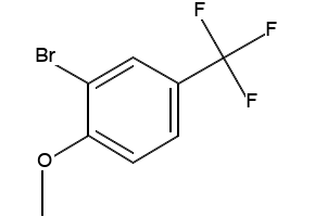 2-bromo-1-methoxy-4-(trifluoromethyl)benzene structure, CAS 402-10-8