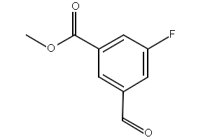 methyl 3-fluoro-5-formylbenzoate structure, CAS 1393561-99-3