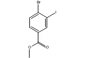 methyl 4-bromo-3-iodobenzoate structure, CAS 1257231-51-8