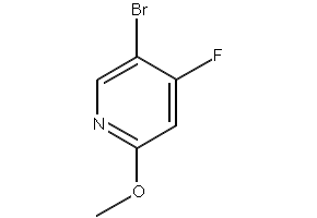 5-bromo-4-fluoro-2-methoxypyridine structure, CAS 1207667-10-4