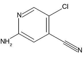 2-amino-5-chloroisonicotinonitrile structure, CAS 1393106-21-2