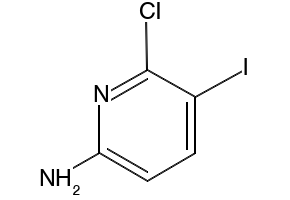 6-chloro-5-iodopyridin-2-amine structure, CAS 1221398-11-3