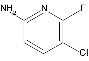 5-chloro-6-fluoropyridin-2-amine structure, CAS 1378595-22-2