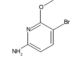 5-bromo-6-methoxypyridin-2-amine structure, CAS 1211533-83-3