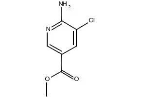 methyl 6-amino-5-chloronicotinate structure, CAS 856211-63-7