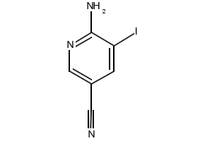 6-amino-5-iodonicotinonitrile structure, CAS 1187322-51-5