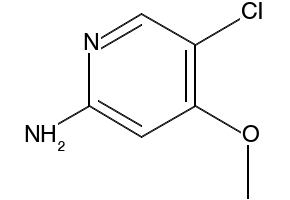 5-chloro-4-methoxypyridin-2-amine structure, CAS 662117-63-7