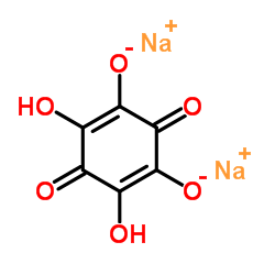 TETRAHYDROXY-1,4-BENZOQUINONE DISODIUM SALT structure, CAS 1887-02-1