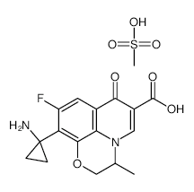 PAZUFLOXACIN MESYLATE structure, CAS 136905-87-8