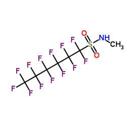tridecafluoro-N-methylhexanesulphonamide structure, CAS 68259-15-4