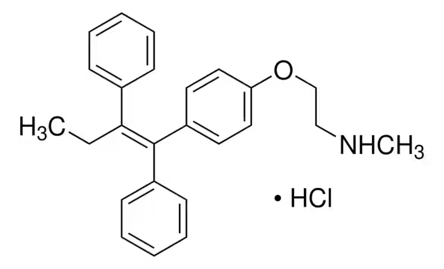 N-Desmethyl Tamoxifen Hydrochloride structure, CAS 15917-65-4