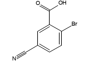 2-Bromo-5-Cyano-Benzoic Acid structure, CAS 845616-12-8
