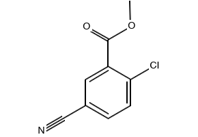 2-Chloro-5-Cyano-Methyl Esterbenzoic Acid structure, CAS 914106-36-8