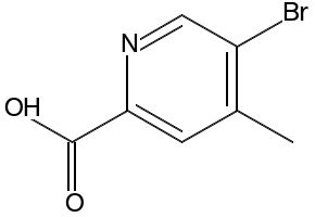 2-Bromo-5-Nitro-4-Pyridinecarboxylic Acid structure, CAS 105365-58-0
