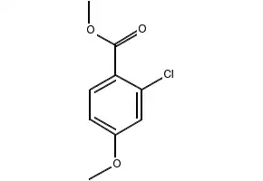 2-Chloro-4-Methoxy-Benzoic Acid-Methyl Ester structure, CAS 104253-45-4