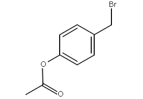 4-Bromomethylphenyl Acetate structure, CAS 52727-95-4
