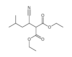 (Diethyl(1-Cyano-3-Methylbutyl)Malonate structure, CAS 186038-82-4
