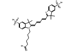 3H-Indole-3-hexanoic acid, 2,3-dimethyl-5-sulfo- structure, CAS 407627-51-4