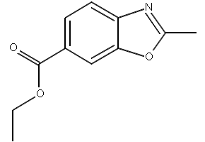 6-Benzoxazolecarboxylic acid, 2-methyl-, ethyl ester structure, CAS 1355171-27-5