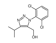 1H-1,2,3-Triazole-5-methanol, 1-(2,6-dichlorophenyl)-4-(1-methylethyl)- structure, CAS 959800-67-0