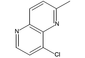 8-Chloro-2-Methyl-1,5-naphthyridine structure, CAS 911389-21-4