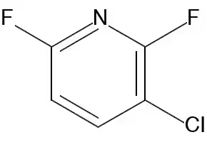 3-Chloro-2,6-difluoro-pyridine structure, CAS 52208-56-7