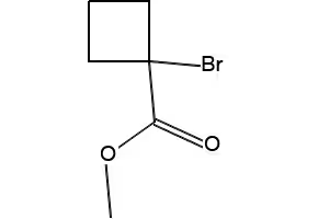 Cyclobutanecarboxylic acid, 1-broMo-, Methyl ester structure, CAS 51175-79-2