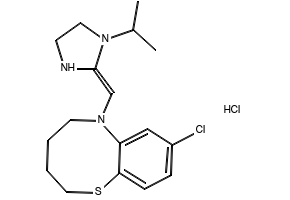 Dazolicine structure, CAS 61477-97-2