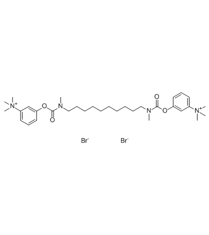 Demecarium bromide structure, CAS 56-94-0
