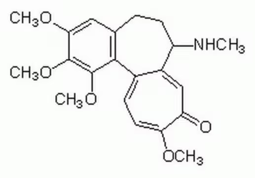 Demecolcine structure, CAS 477-30-5
