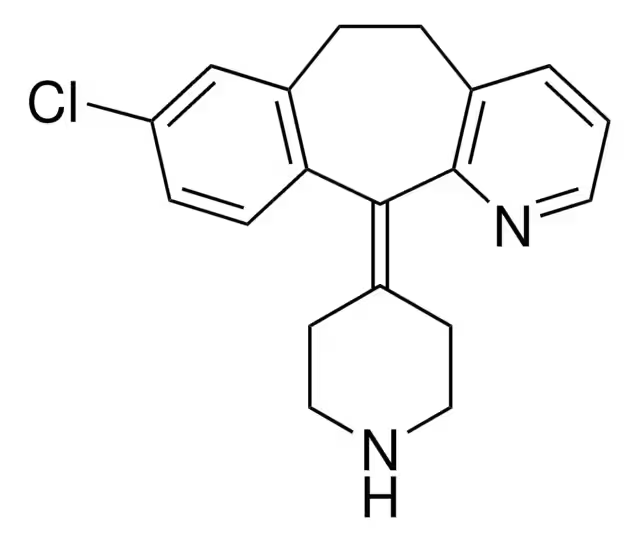 Desloratadine structure, CAS 100643-71-8
