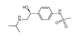 Dexsotalol structure, CAS 30236-32-9