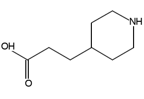 3-Piperidin-4-YL-Proionic Acid structure, CAS 1822-32-8