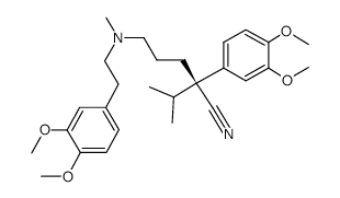 Dexverapamil structure, CAS 38321-02-7