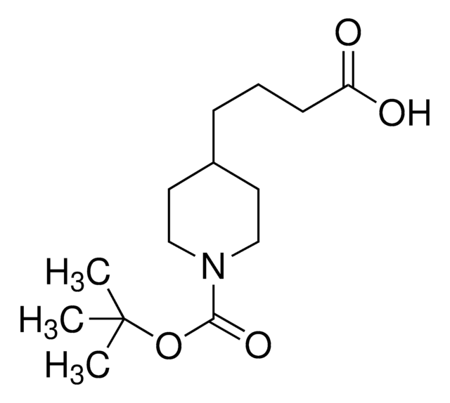 1-Boc-piperidin-4-ylpropionic acid structure, CAS 154375-43-6
