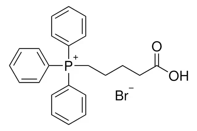 (4-Carboxybutyl)triphenylphosphonium bromide structure, CAS 17814-85-6
