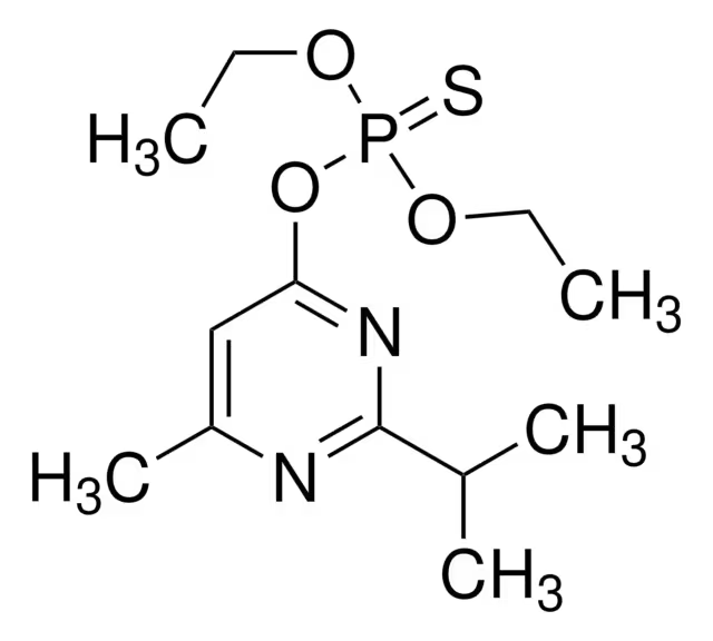 Diazinon structure, CAS 333-41-5