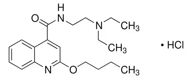 Dibucaine hydrochloride; Cinchocaine Hcl structure, CAS 61-12-1