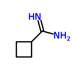Cyclobutanecarboxamidine structure, CAS 748081-82-5