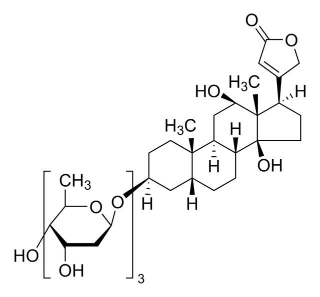 Digoxin structure, CAS 20830-75-5