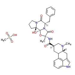 Dihydroergotamine structure, CAS 11032-41-0