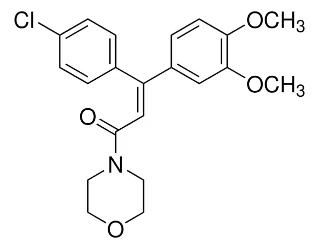 Dimethomorph structure, CAS 110488-70-5