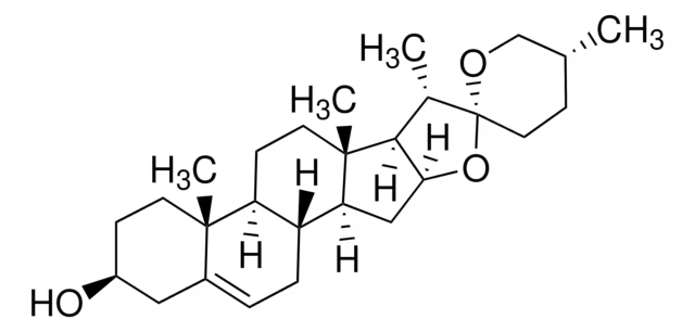 Diosgenin structure, CAS 512-04-9
