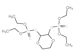 Dioxathion structure, CAS 78-34-2