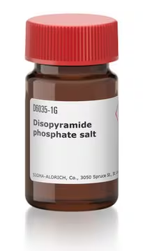 Disopyramide phosphate structure, CAS 22059-60-5