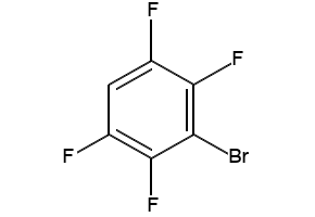 1-Bromo-2,3,5,6-tetrafluorobenzene structure, CAS 1559-88-2