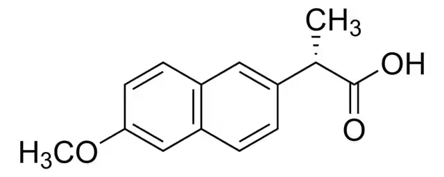 Naproxen structure, CAS 22204-53-1