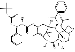 Docetaxel structure, CAS 114977-28-5