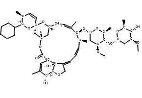 Doramectin structure, CAS 117704-25-3